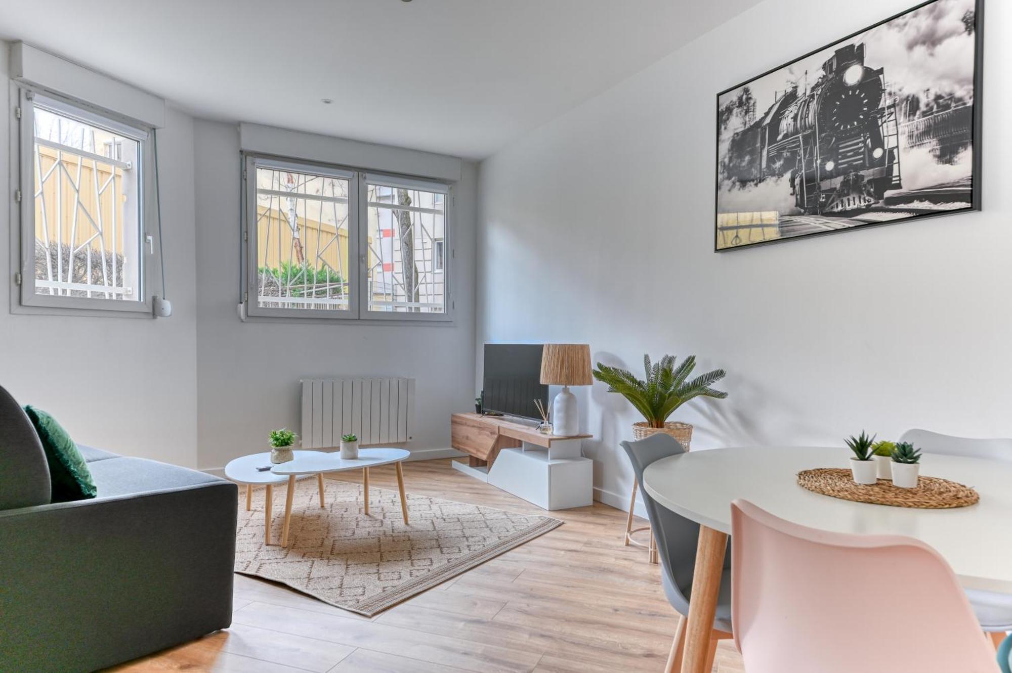 L'Escale Balzac Apartman Villeurbanne Kültér fotó