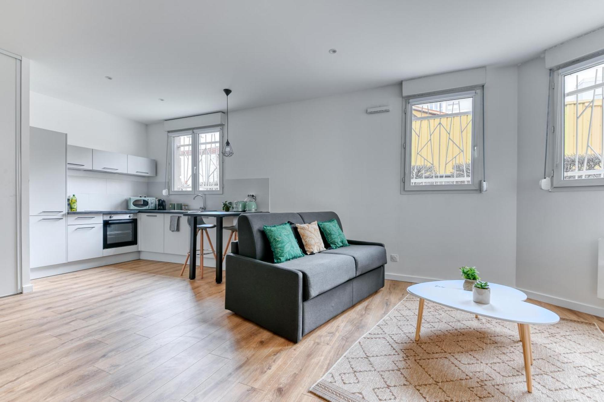 L'Escale Balzac Apartman Villeurbanne Kültér fotó